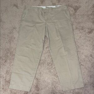 Wallace & Barnes Officers Chino Mens Pants 42x34 Button Cotton